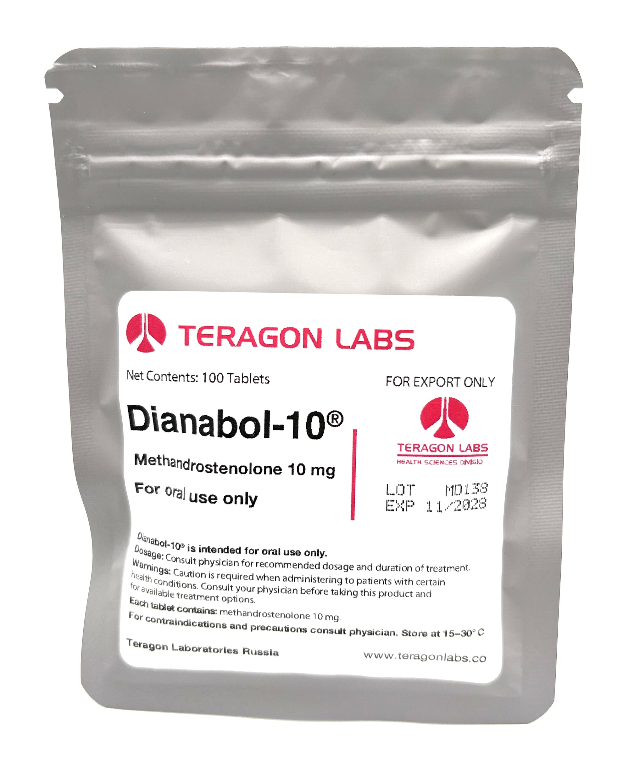 Dianabol 10mg/Tablet 100ct